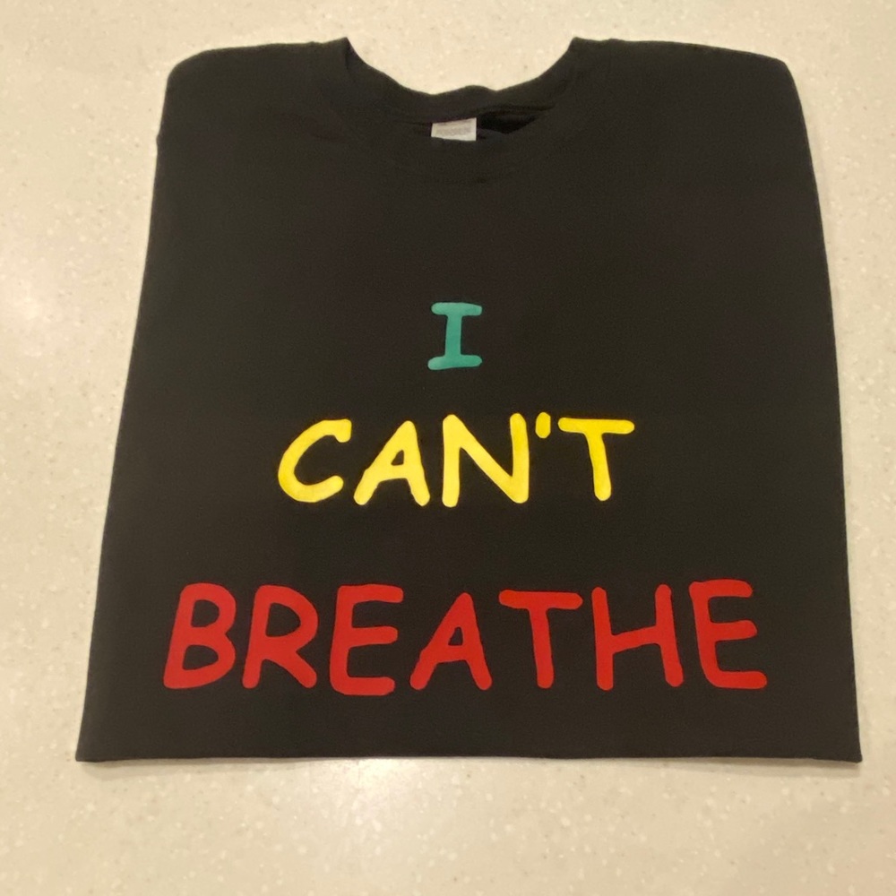 “ I can’t breathe “ Pan African colors